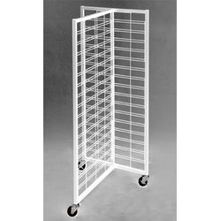 BLACK SLATGRID T-MERCHANDISER DISPLAY     21-919 BLACK | 21-920 WHITE
