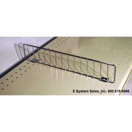 Chrome 3"High Shelf Divider for a 16" & 17" Deep Shelf 25 Pack