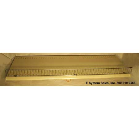 Front Fence 3" High 48" Long for Madix & Lozier Shelving 25 Pac